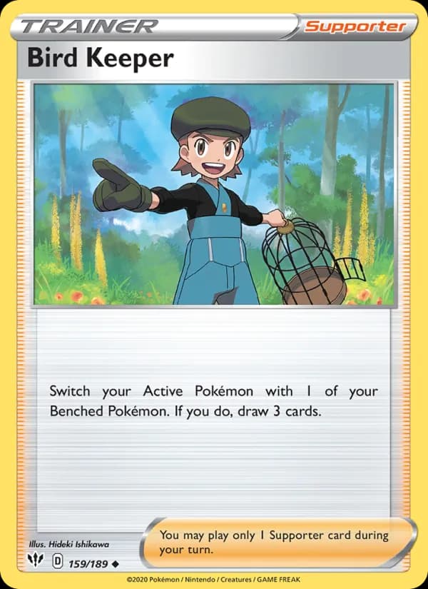 Bird Keeper 159/189, Darkness Ablaze