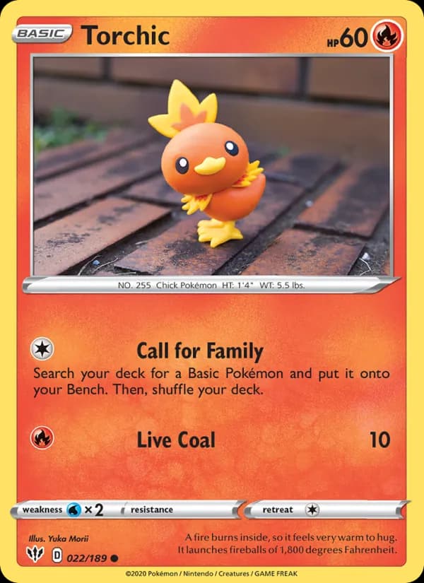 Torchic 22/189, Darkness Ablaze