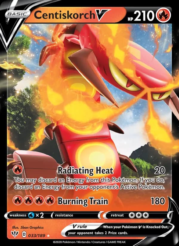 Centiskorch V 33/189, Darkness Ablaze