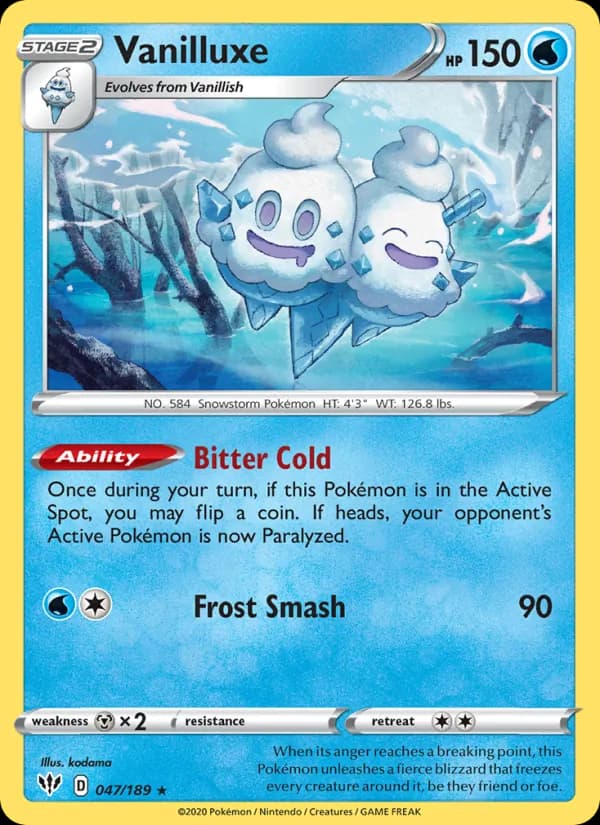 Vanilluxe 47/189, Darkness Ablaze