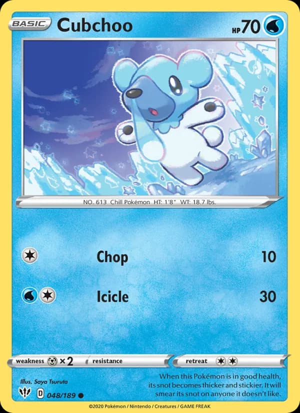 Cubchoo 48/189, Darkness Ablaze