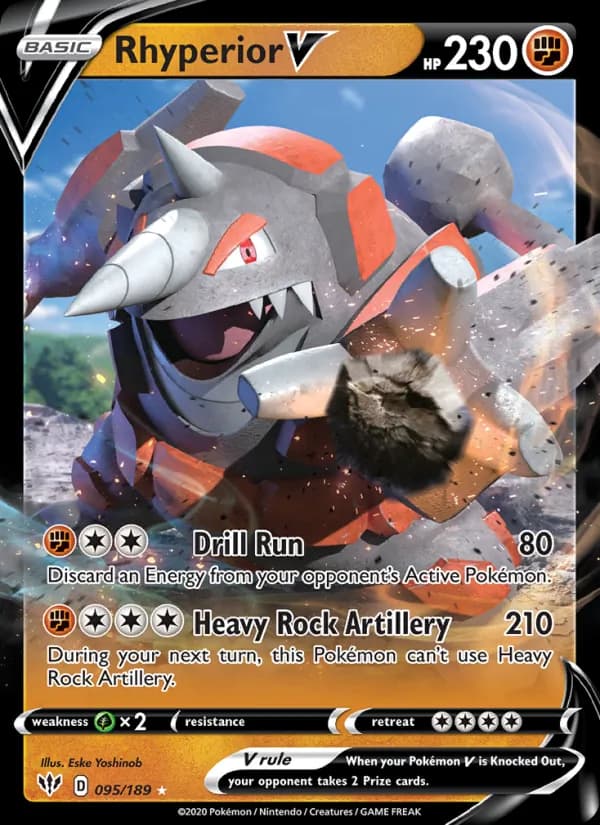 Rhyperior V 95/189, Darkness Ablaze