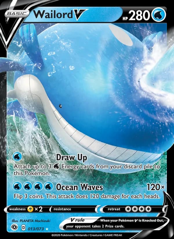 Wailord V 13/73, Champion's Path