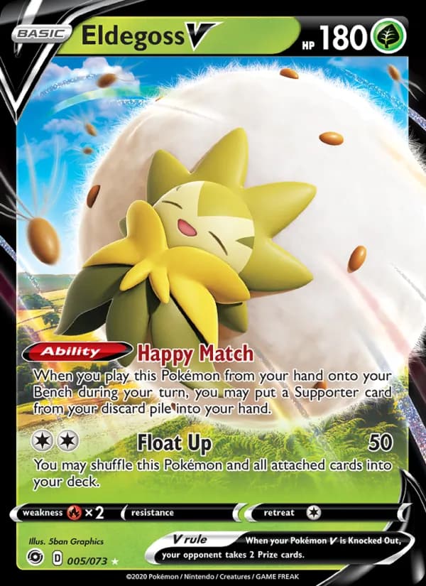 Eldegoss V 5/73, Champion's Path