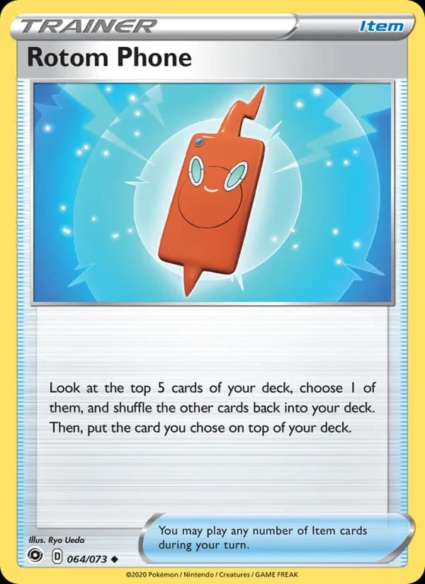 Rotom Phone 64/73, Champion's Path