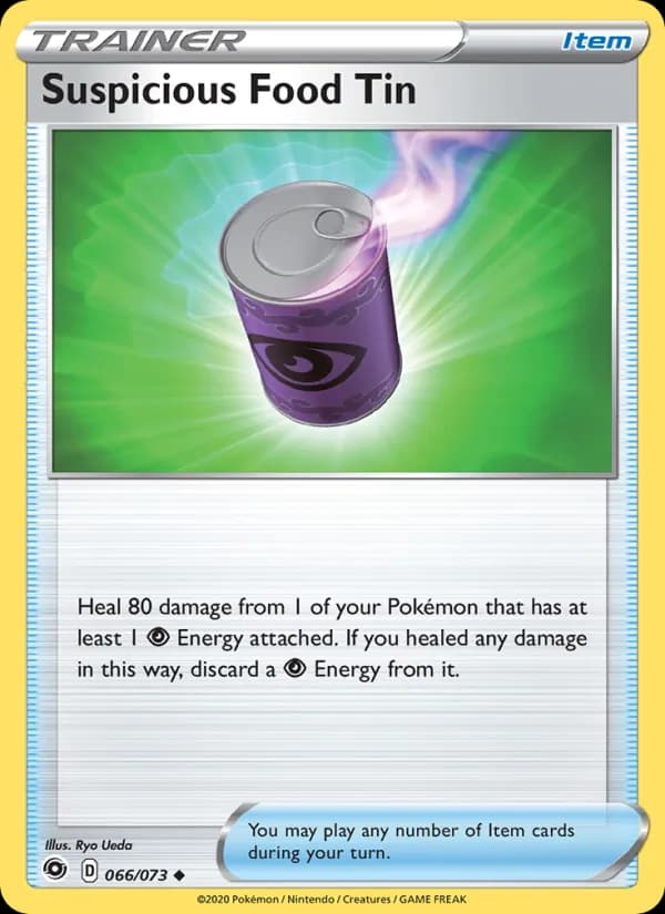 Suspicious Food Tin 66/73, Champion's Path