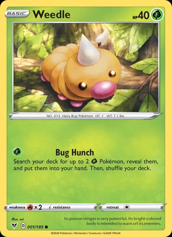 Weedle 1/185, Vivid Voltage
