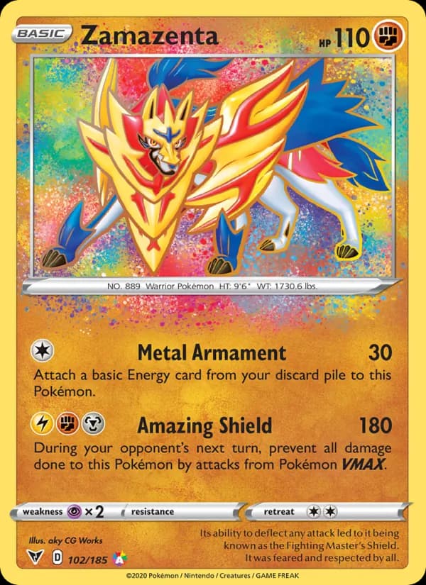 Zamazenta 102/185, Vivid Voltage