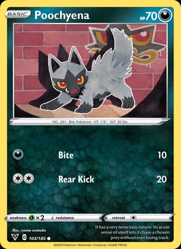 Poochyena 103/185, Vivid Voltage