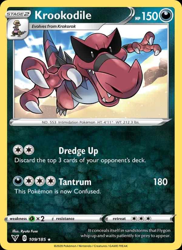 Krookodile 109/185, Vivid Voltage