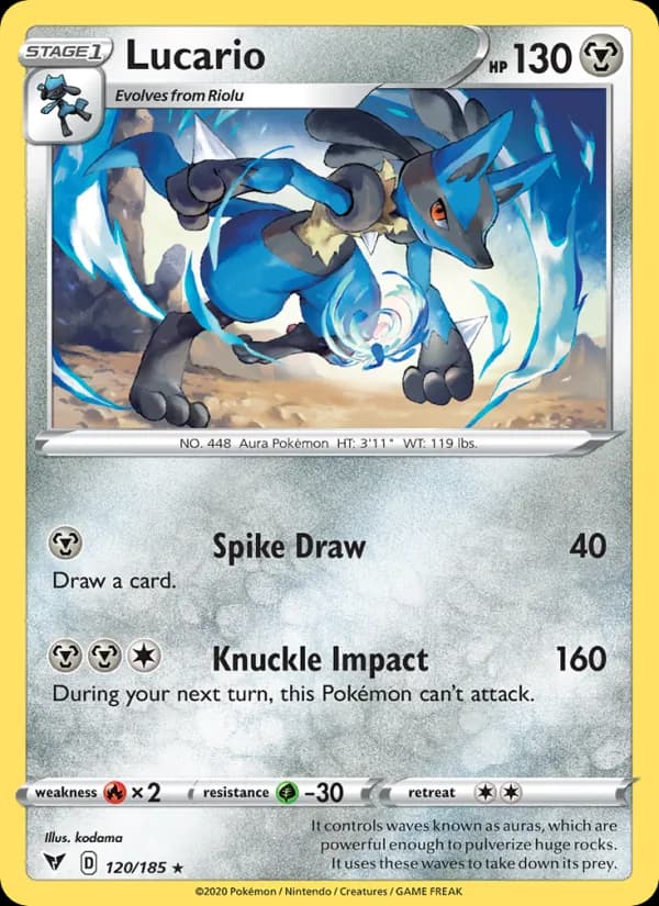 Lucario 120/185, Vivid Voltage