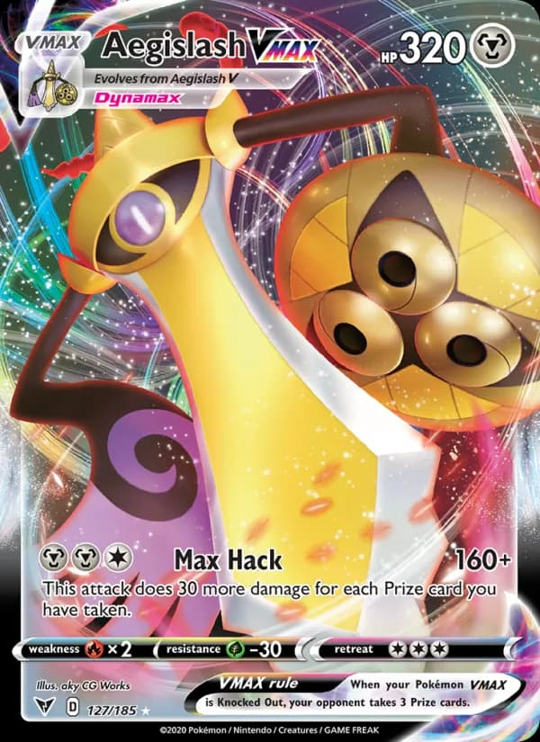 Aegislash VMAX 127/185, Vivid Voltage