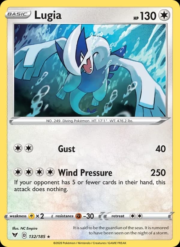 Lugia 132/185, Vivid Voltage