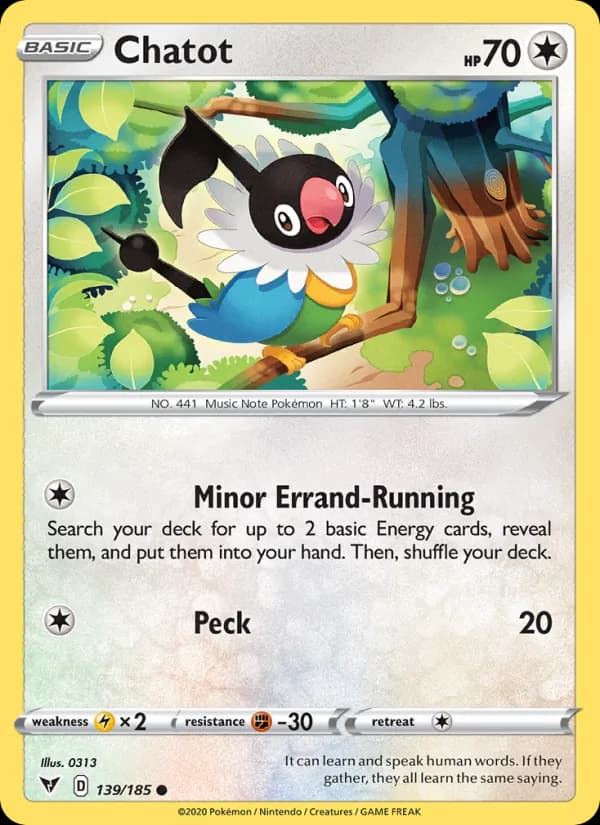 Chatot 139/185, Vivid Voltage