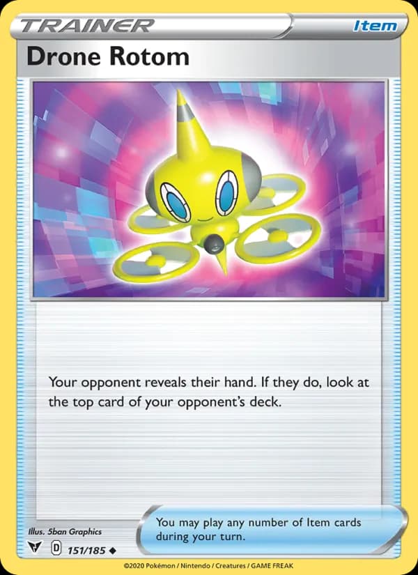 Drone Rotom 151/185, Vivid Voltage