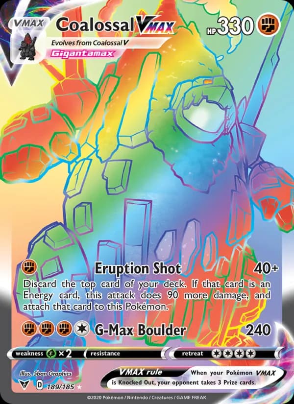 Coalossal VMAX 189/185, Vivid Voltage