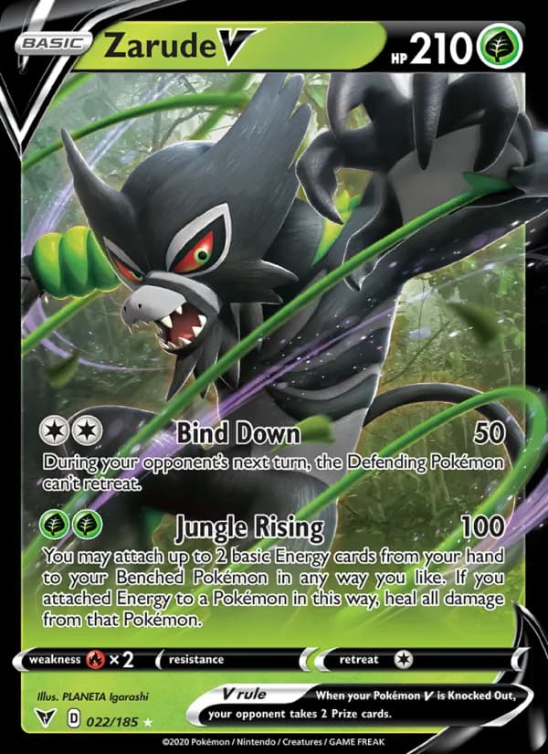 Zarude V 22/185, Vivid Voltage
