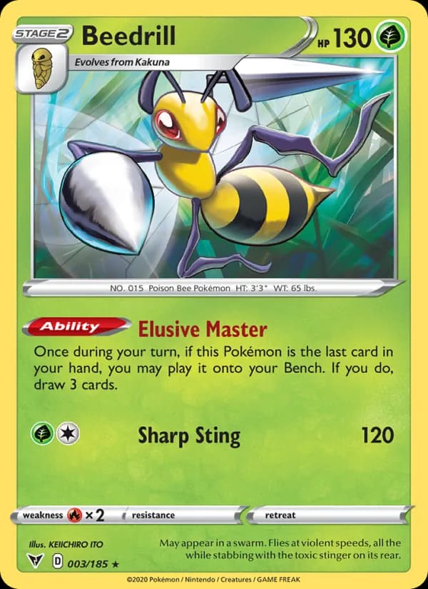 Beedrill 3/185, Vivid Voltage