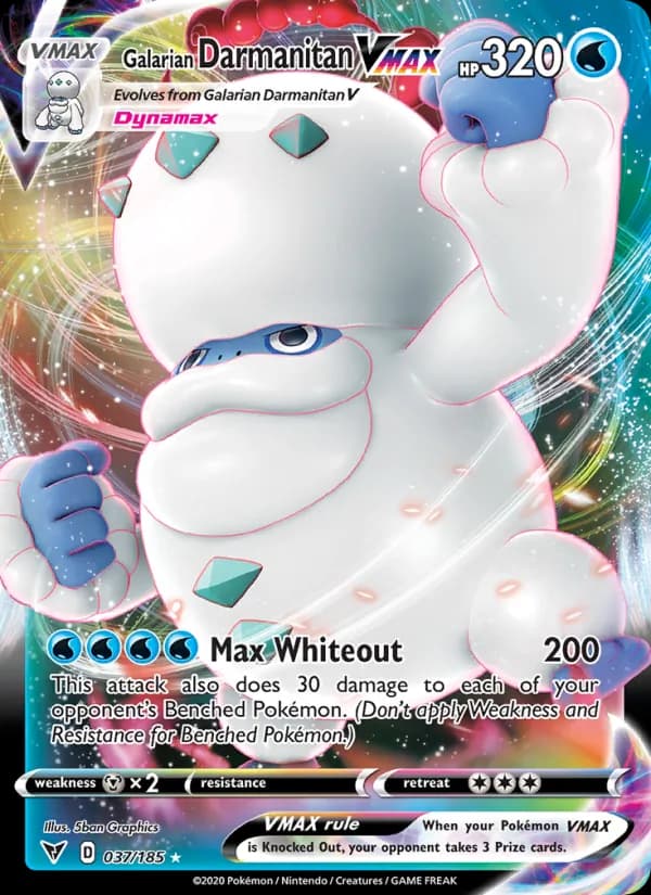 Galarian Darmanitan VMAX 37/185, Vivid Voltage