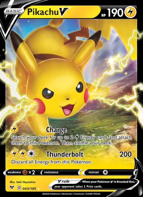 Pikachu V 43/185, Vivid Voltage
