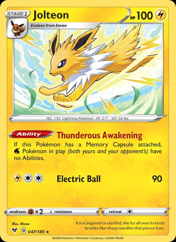 Jolteon 47/185, Vivid Voltage