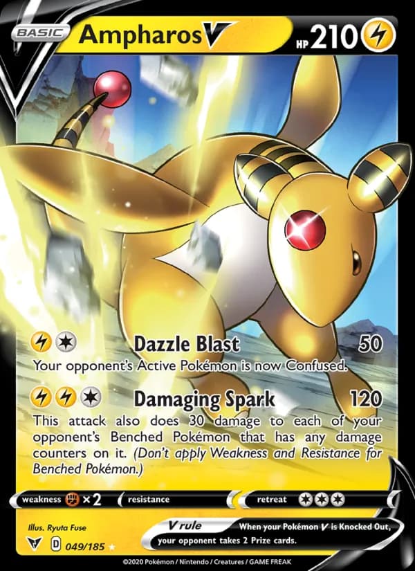 Ampharos V 49/185, Vivid Voltage