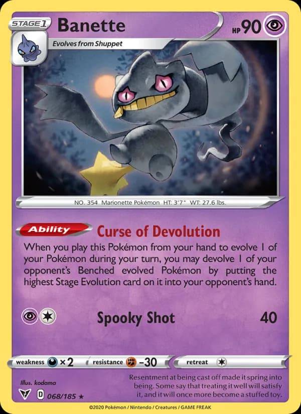 Banette 68/185, Vivid Voltage