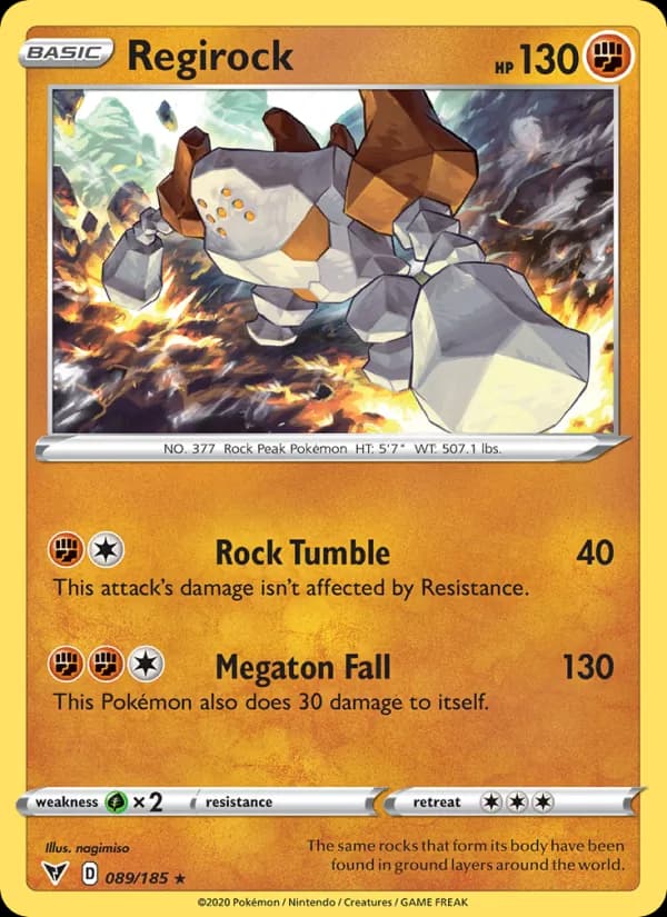 Regirock 89/185, Vivid Voltage