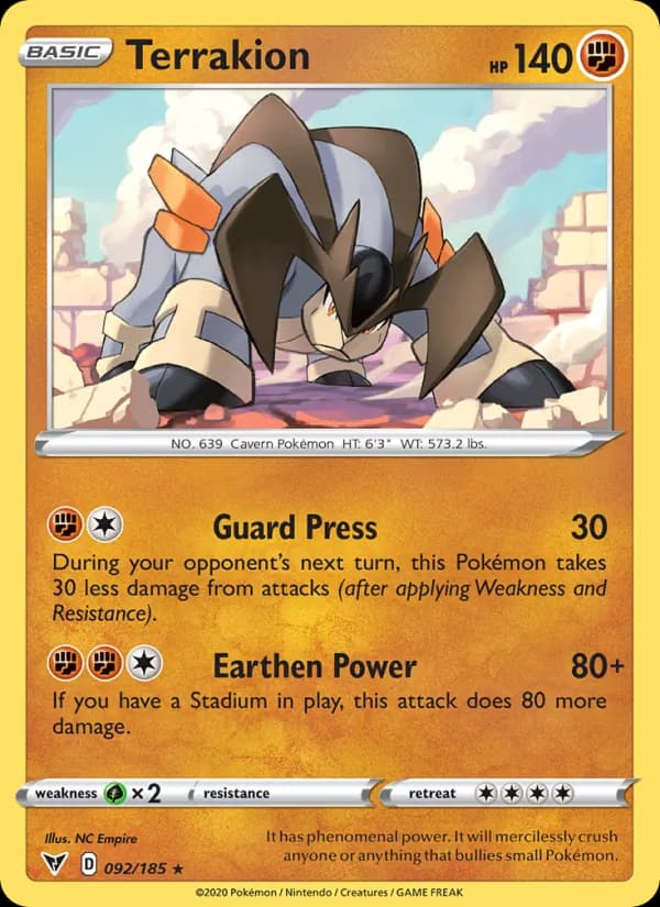 Terrakion 92/185, Vivid Voltage