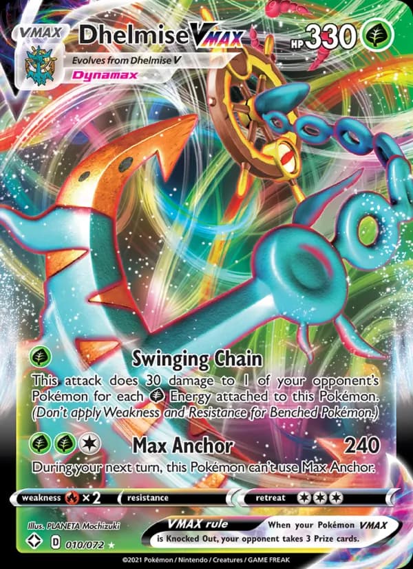 Dhelmise VMAX 10/72, Shining Fates