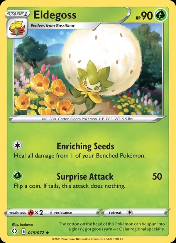 Eldegoss 15/72, Shining Fates