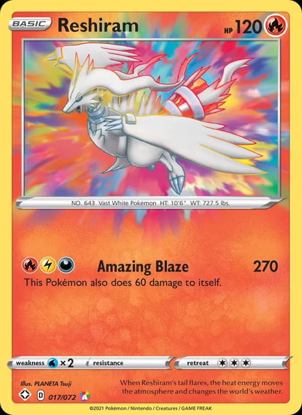 Reshiram 17/72, Shining Fates