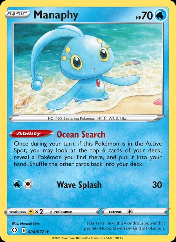 Manaphy 24/72, Shining Fates