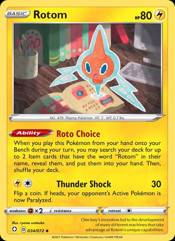 Rotom 34/72, Shining Fates