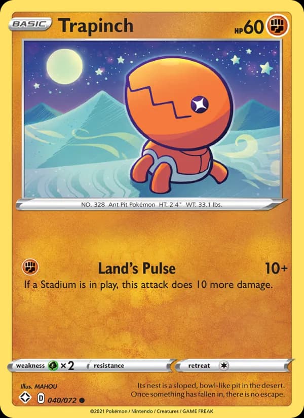 Trapinch 40/72, Shining Fates