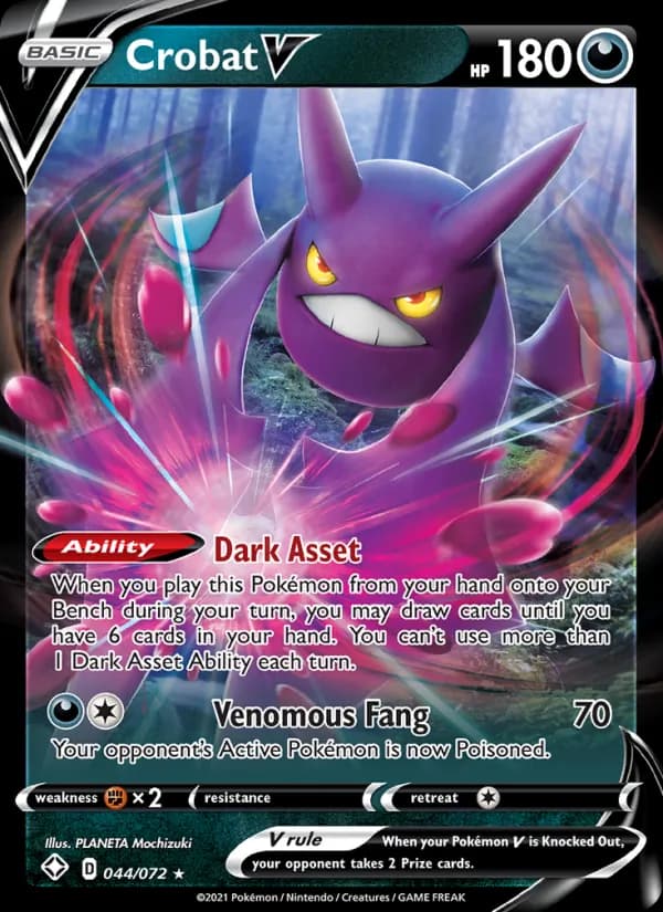 Crobat V 44/72, Shining Fates