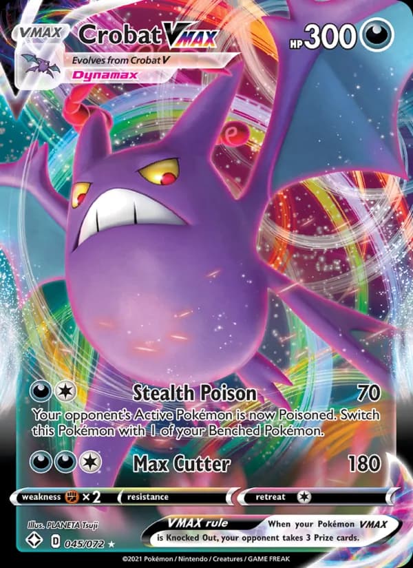 Crobat VMAX 45/72, Shining Fates