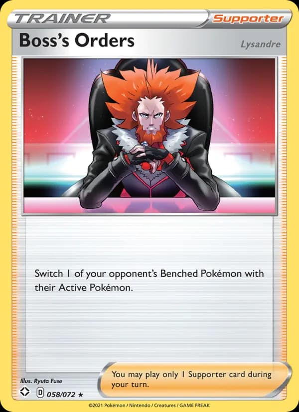 Boss's Orders (Lysandre) 58/72, Shining Fates