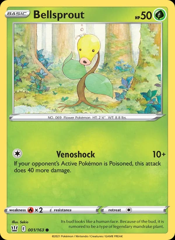 Bellsprout 1/163, Battle Styles