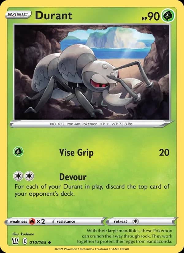 Durant 10/163, Battle Styles