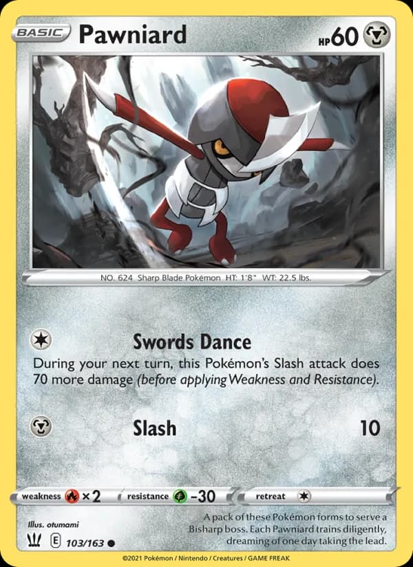 Pawniard 103/163, Battle Styles