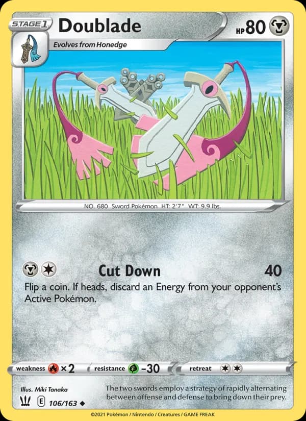 Doublade 106/163, Battle Styles