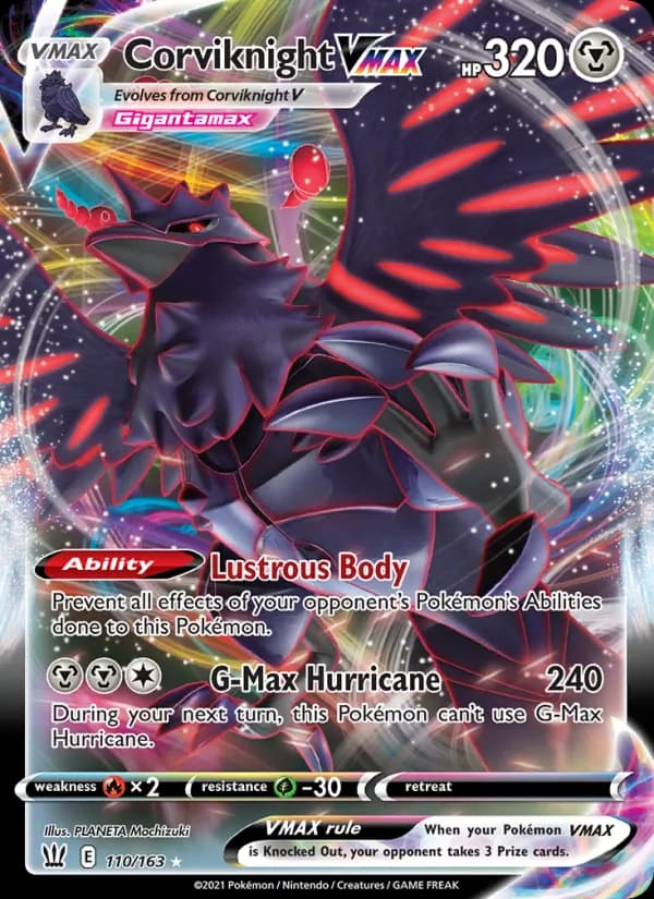 Corviknight VMAX 110/163, Battle Styles