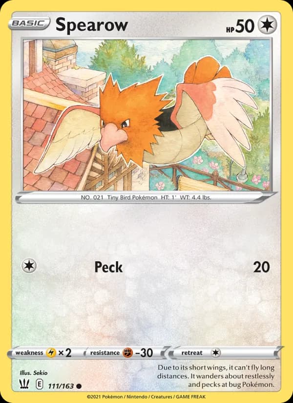 Spearow 111/163, Battle Styles