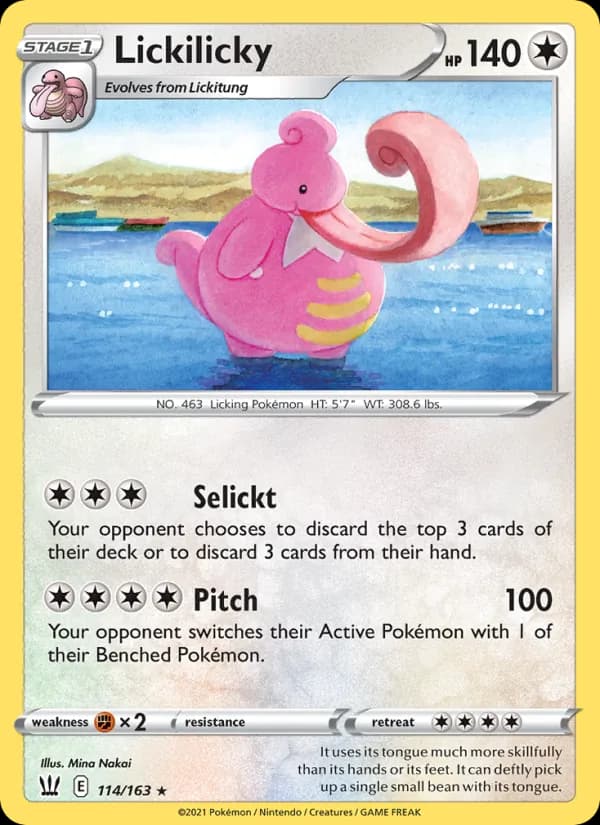 Lickilicky 114/163, Battle Styles