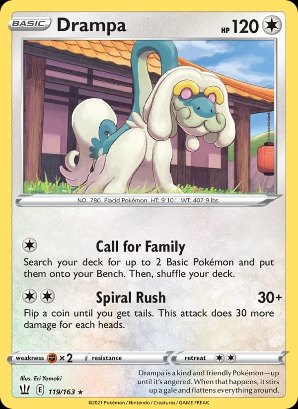 Drampa 119/163, Battle Styles
