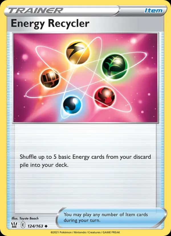 Energy Recycler 124/163, Battle Styles