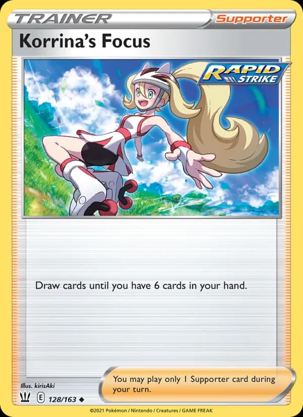 Korrina's Focus 128/163, Battle Styles