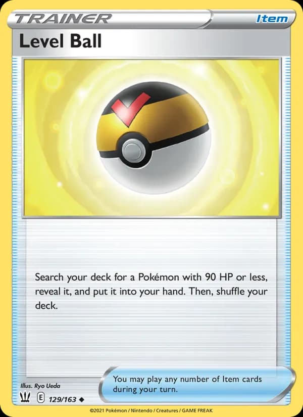 Level Ball 129/163, Battle Styles