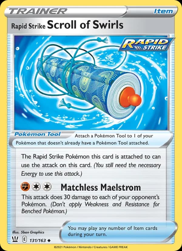 Rapid Strike Scroll of Swirls 131/163, Battle Styles